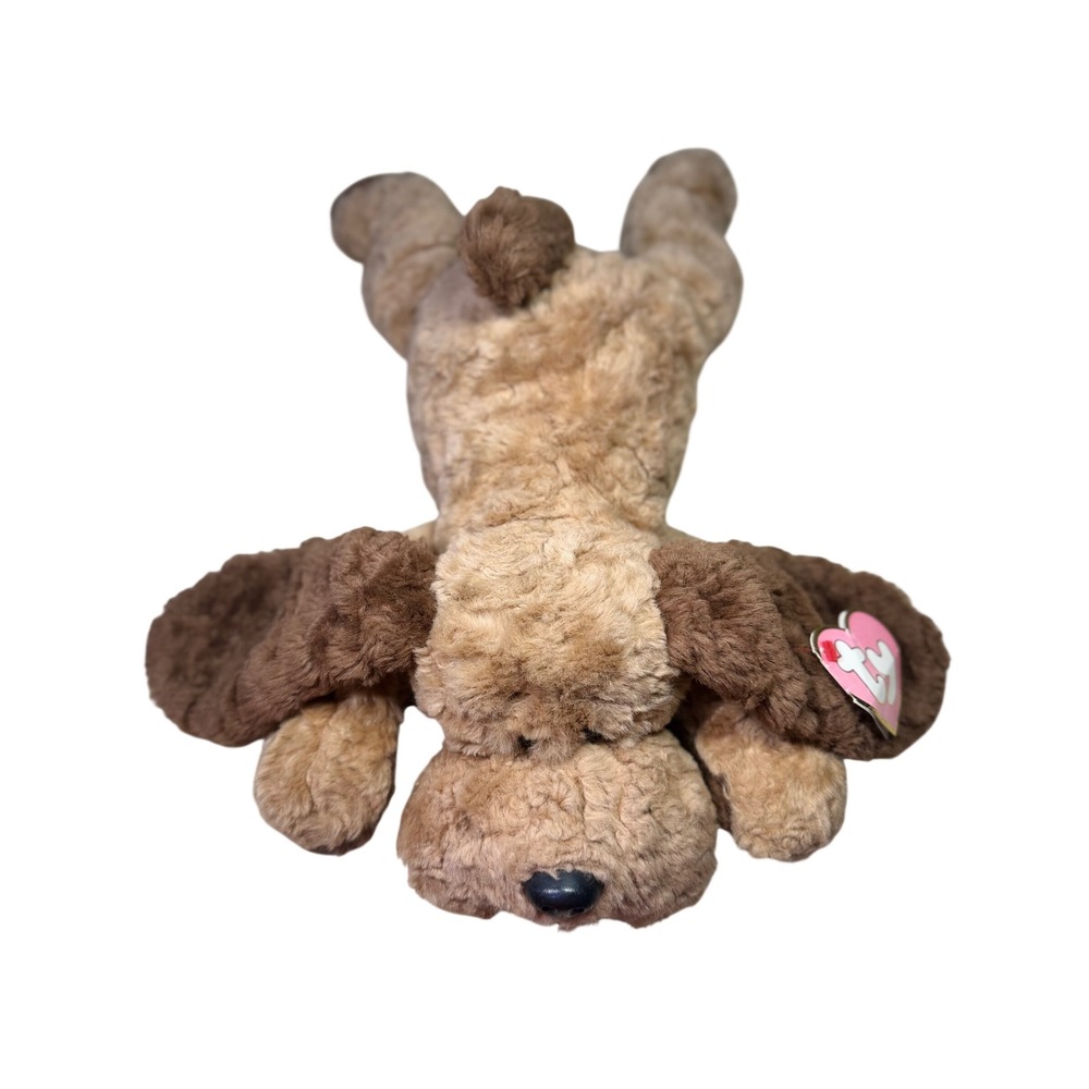Ty Classic Elvis Dog Plush Brown Tan Floppy Ears Vintage 1994 Stuffed Animal 16"